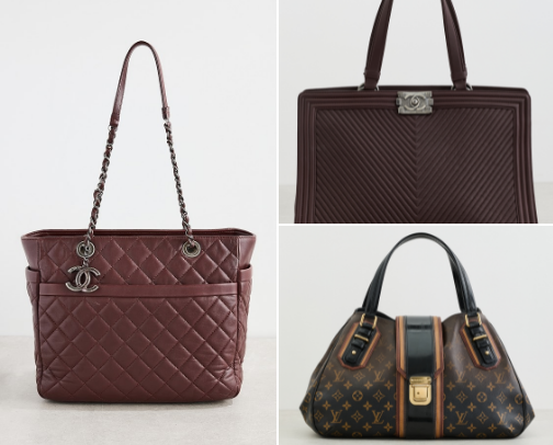 In my cart, out of budget: bags cover photo collage
