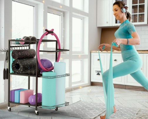 at home gym on a budget cover photo collage