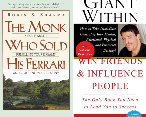 Best Self-Improvement Books cover photo collage