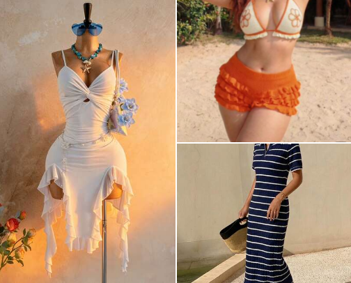 My favorite clothing stores✨ cover photo collage
