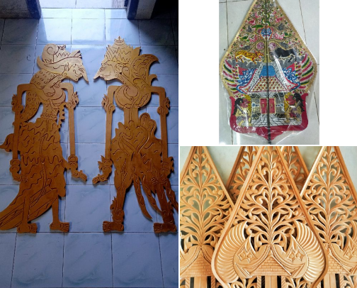 Traditional Indonesian Handicrafts cover photo collage