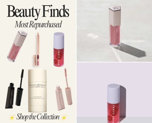 Beauty products I purchase over and over cover photo collage