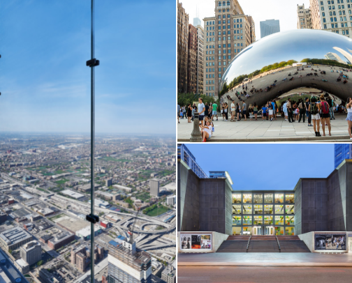 Things to do in chicago😁 cover photo collage