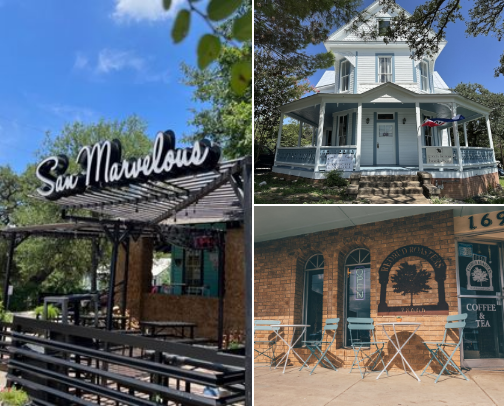 Cozy Local Gems in San Marcos, Kyle & Buda - Texas cover photo collage