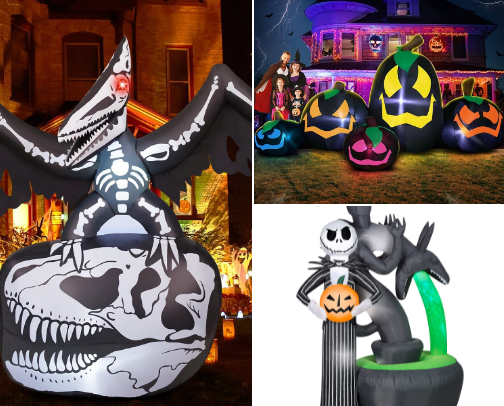 This is Halloween 🎃 why wait until October to start decorating, as soon as July 4th is over, time to start getting spooky! What's this?! cover photo collage