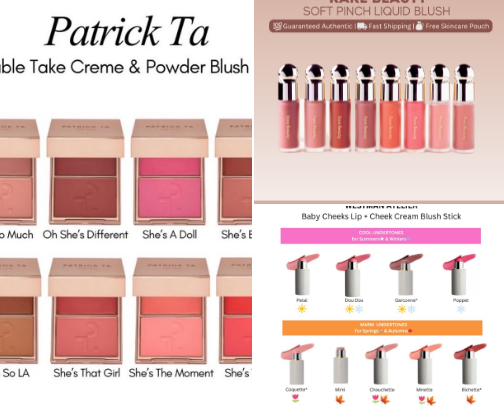 The Perfect Blush — To Match Your Secret Crush cover photo collage