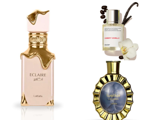 Perfume Dupes 🍬🌸🍨 cover photo collage