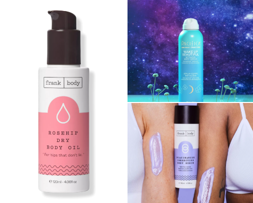Hydration Hits: My Favorite Body Oils + Serums cover photo collage
