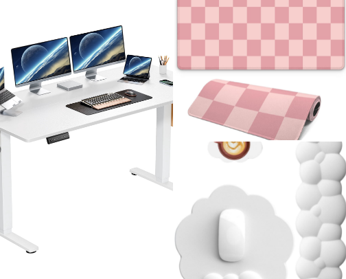 Pixel Paradise: Gamer Girl Setup cover photo collage