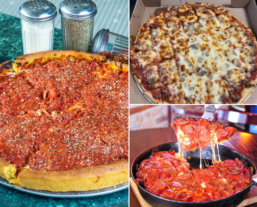 My Favorite Pizza Spots in Chicago (Native Edition) cover photo collage