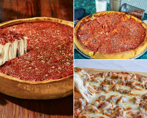 The BEST pizza in Chicago cover photo collage