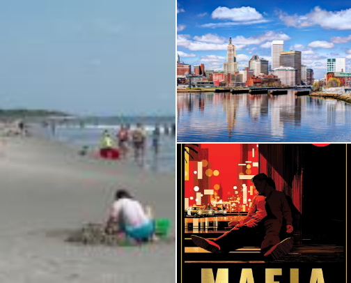 Bachelorette in Rhode Island cover photo collage