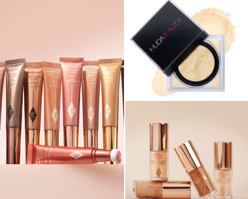 high-end luxury makeup 💸 cover photo collage