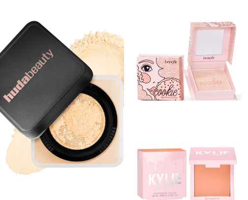High end make-up cover photo collage