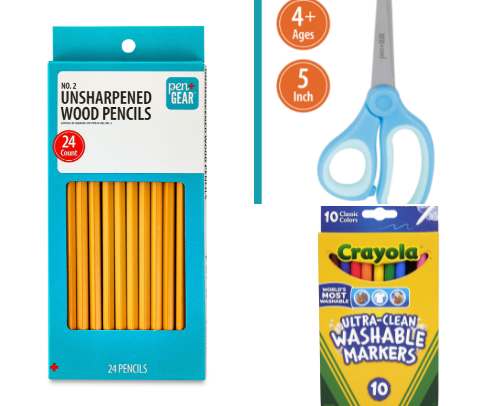 Affordable School Supplies cover photo collage