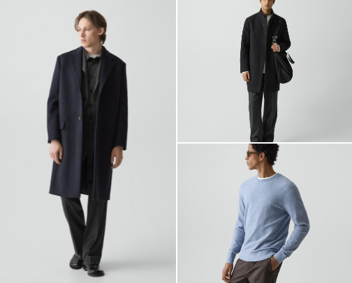 Theory Precision: The Modern Man's High-End Technical Wardrobe cover photo collage