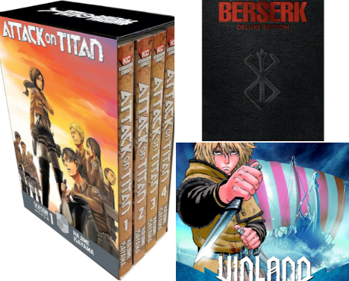Top Manga for Newbies cover photo collage