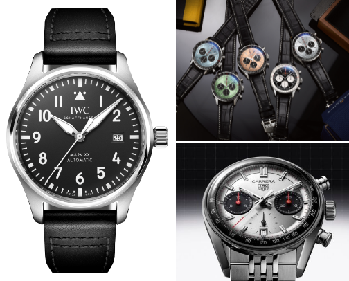 Iconic Luxury Watches cover photo collage