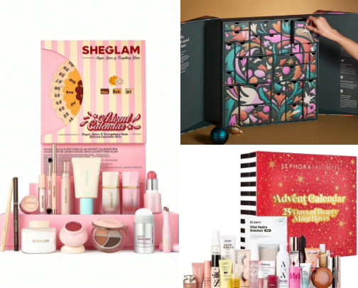 Advent calendars cover photo collage