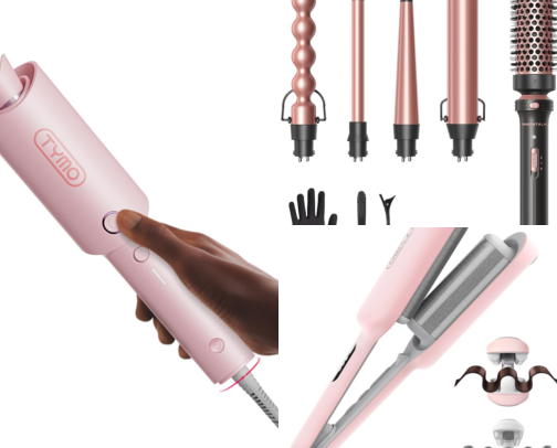 Best Curling Irons & Hair Stylers for Effortless Curls cover photo collage