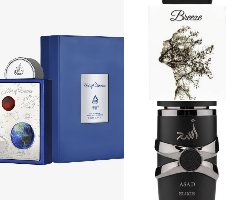 Fragrances cover photo collage