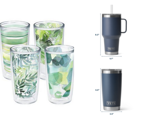 Drinkware Faves cover photo collage