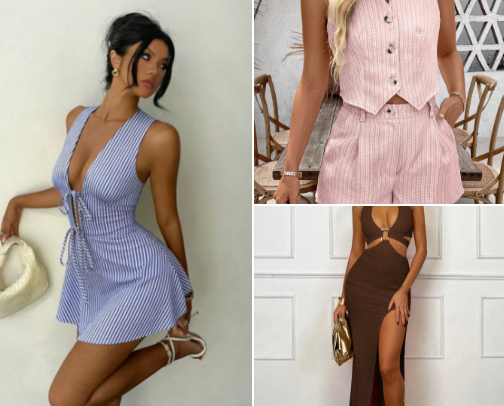 Summer outfits cover photo collage
