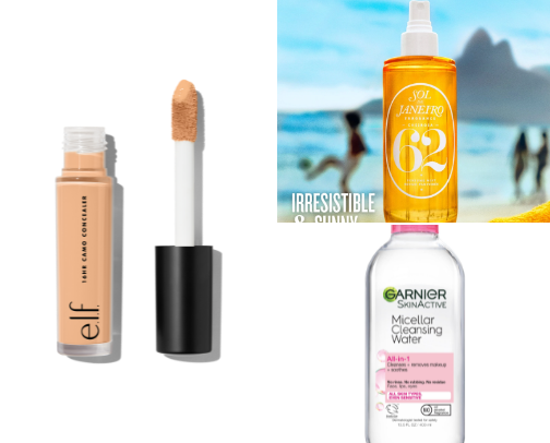 Beauty favs cover photo collage