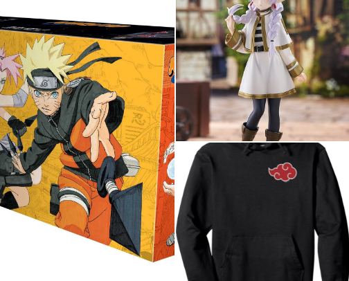 Anime Merch Worth Buying: Naruto & Frieren Edition cover photo collage
