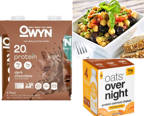 Healthy recipes or meal prep guides cover photo collage