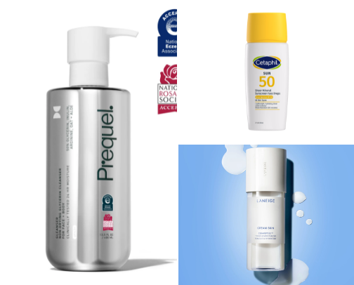 Skincare cover photo collage