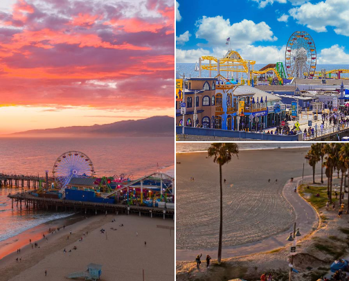 Lieux que je veux voir à LA cover photo collage