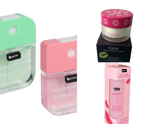 B pure Hand Sanitizer cover photo collage