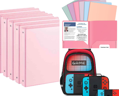 All Set for School: Must-Have Supplies cover photo collage