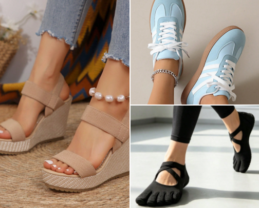 Trendy footwear 2026✨👟 cover photo collage
