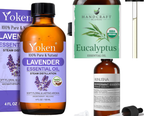 Natural headache relief list cover photo collage