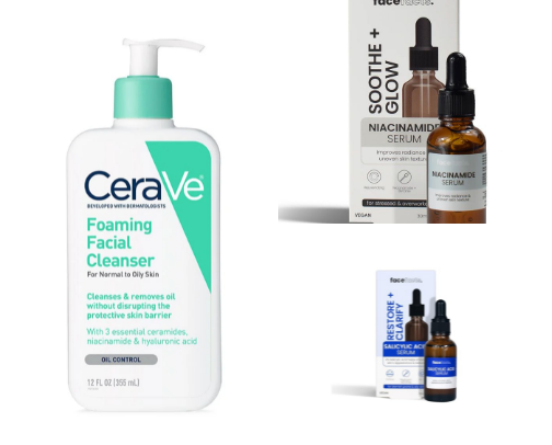 Skincare Essentials cover photo collage