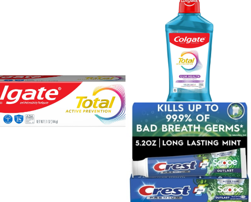Oral and dental care cover photo collage
