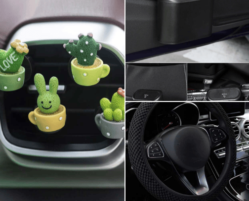 CAR ACCESORIES🚘 cover photo collage