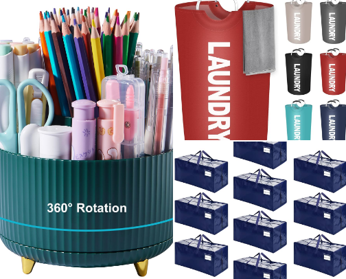 Back to school dorm room essentials cover photo collage