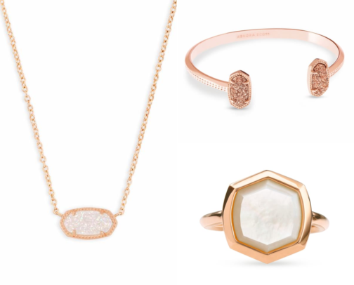 Rose Gold Jewelry for Women: Earrings, Rings & Bracelets for Every Skin Tone cover photo collage