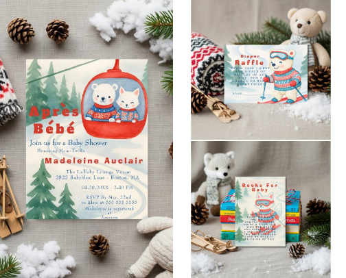 Apres Bébé Baby Shower Collection cover photo collage