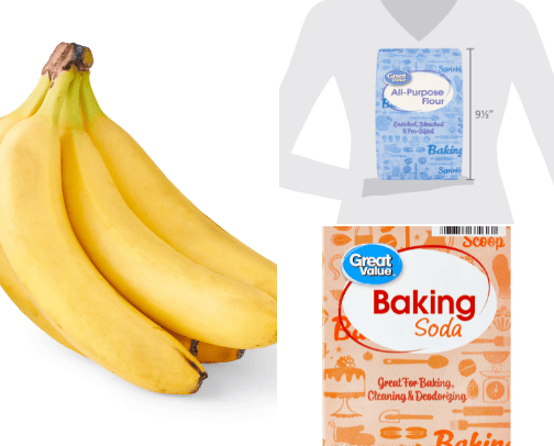 Banana bread cover photo collage