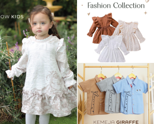 Kidswear 👗👚👕 cover photo collage