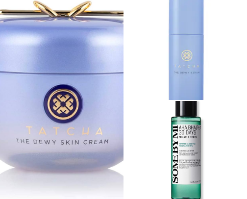 Skin care routine cover photo collage