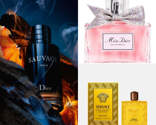parfums cover photo collage