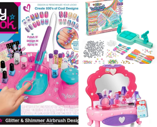 Toys and gifts for school age kids cover photo collage