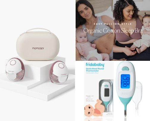 Things I wish I know as a first time mom🩵 cover photo collage