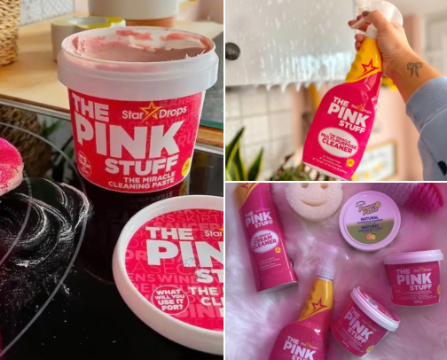 The Pink Stuff🧼💖 cover photo collage