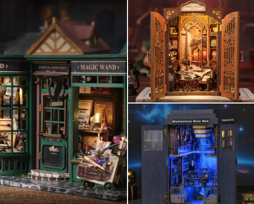 Cutest book nook kits you'll find cover photo collage